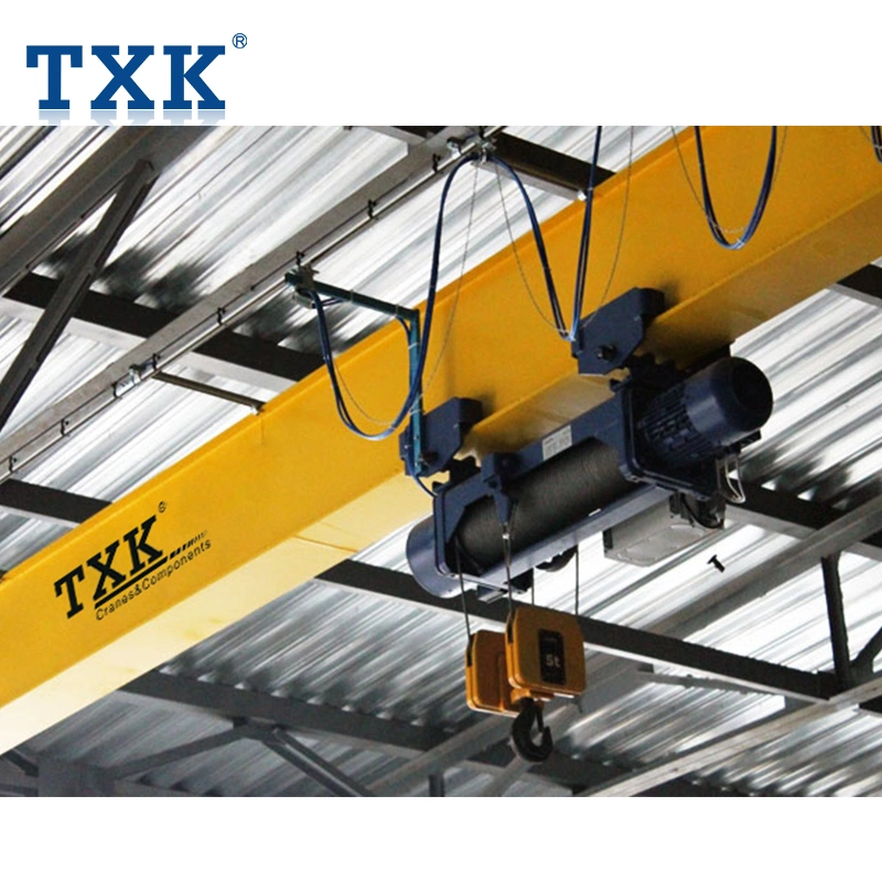 10 -50ton Warehouse Specialized Single Girder Overhead Crane with Electric Chain Hoist